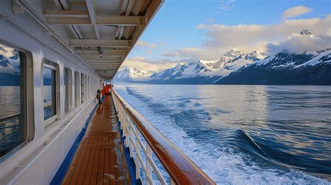 Alaska Cruise Ship Deck Background, Cruise, Ship, Deck Background Image ...