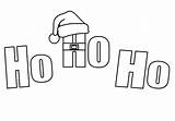 Ho ho Image  Coloring Page sketch template