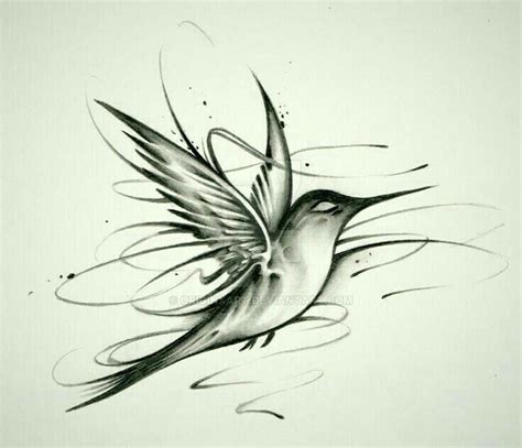 Hummingbird White Bird Tattoos, Tiny Bird Tattoos, Flower Tattoos, Black Tattoos, Small Tattoos ...