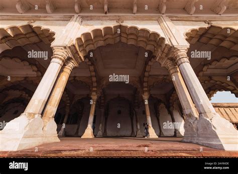 interior backyards red fort Stock Photo - Alamy