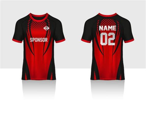 Premium Vector | Soccer jersey template sport t shirt design