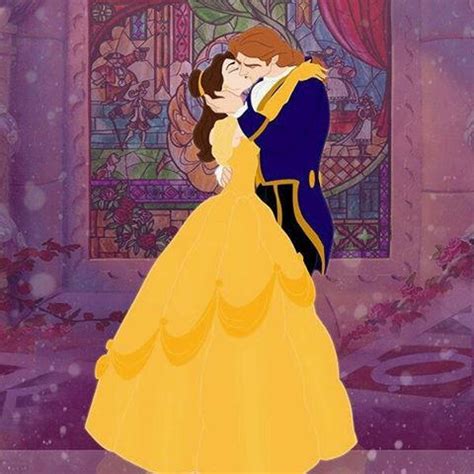 Belle and Adam Kiss by dylanman10 on DeviantArt