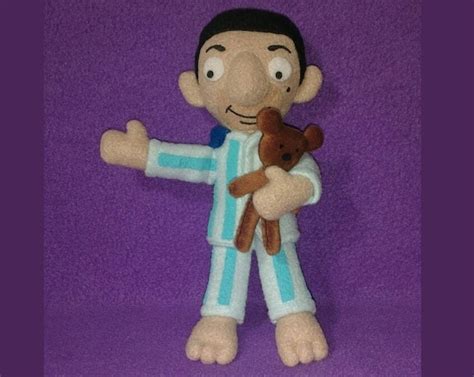 Mr. Bean Plush Toy Handmade - Etsy