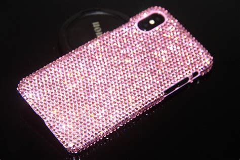 Swarovski Cream iPhone XS / X Case pink - Cell phones & accessories