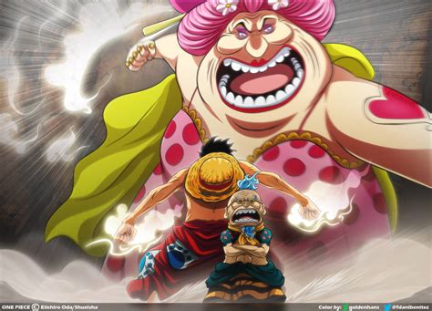 Luffy vs O-Lin // One Piece Ch946 by goldenhans on DeviantArt