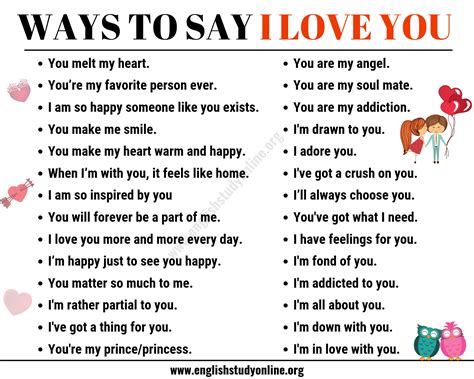 Romantic Other Ways To Say I Love You - Rectangle Circle