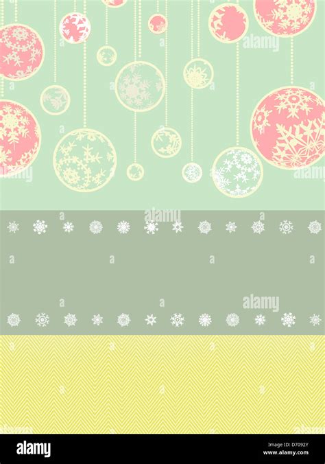 Vintage christmas card template Stock Photo - Alamy