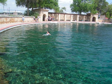 Balmorhea State Park has the largest spring fed pool in the world. It's ...