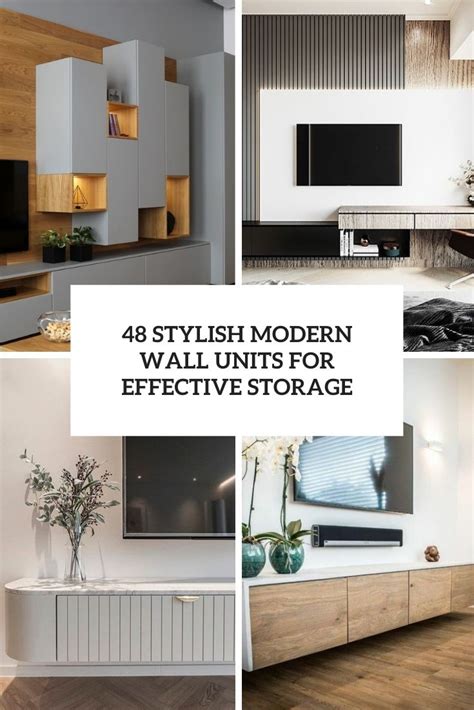 48 Stylish Modern Wall Units For Effective Storage - DigsDigs