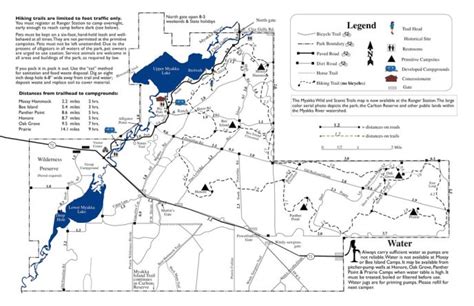 Myakka State Park Map and Trail Map – Hike It Florida