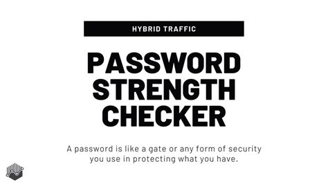 Password Strength Checker