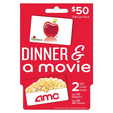 $50 Dinner and a Movie Gift Card Pack - BJ's Wholesale Club