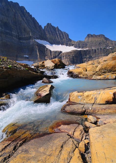 Tony Hochstetler: Grinnell Glacier and Upper Grinnell Lake, Glacier ...