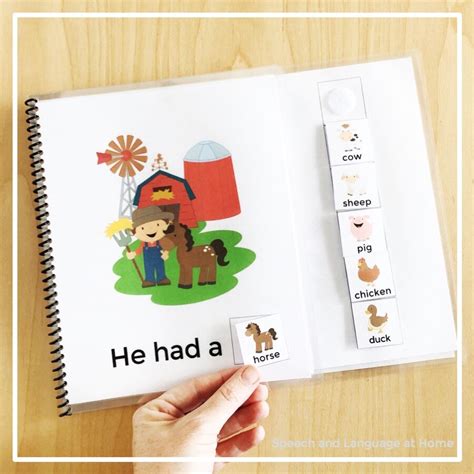 Old MacDonald Had A Farm Printable Book — SLP