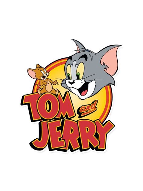 Tom And Jerry: Classic Logo | Official Tom And Jerry Sticker | Redwolf