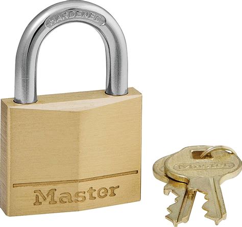 Master Lock 140D Padlock, 1-9/16 in W Body, Brass - Larry The Locksmith