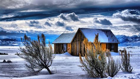 Winter Cottage Wallpapers - Top Free Winter Cottage Backgrounds - WallpaperAccess