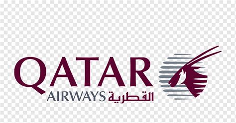 Qatar Airways Logo Flight Brand, others, text, logo, flight png | PNGWing