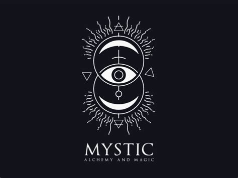 mystic logo + animation | Mystic logo, Esoteric logo, Mystic