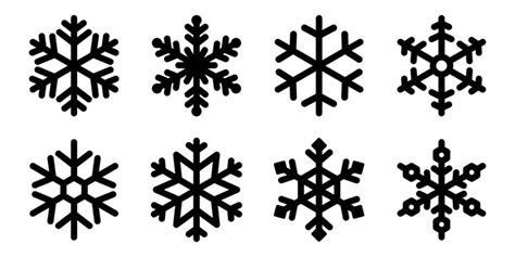 White Snowflake Vector