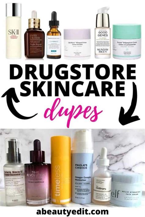 These drugstore skincare dupes produce results that rival their best-selling luxury high-end ...