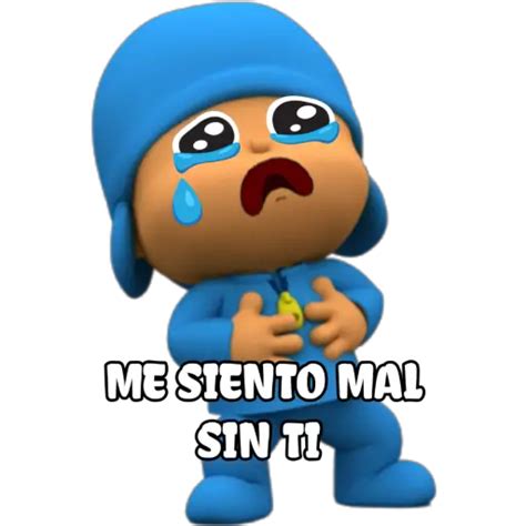 Sticker Maker - pocoyo sad