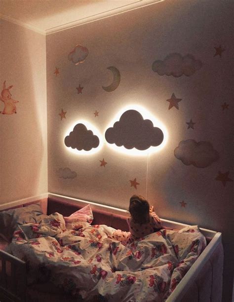 Cloud Night Light Wood Kids Lamp Baby Room Led Lamp Nursery - Etsy ...