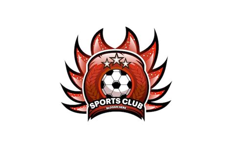 Premium Vector | Sports club logo vector illustration