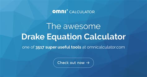 Drake Equation Calculator