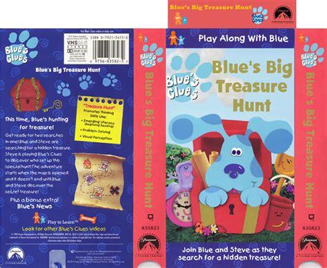 Blue's Big Treasure Hunt VHS Cover by Trainboy55 on DeviantArt