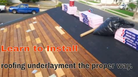 How to install Roofing underlayment the proper way , why I use 30 Lbs ...