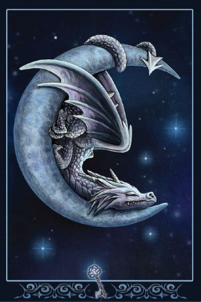 Sweet Dreams Dragon & Moon - Car Stickers and wall decor - Epic Vision LLC