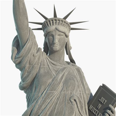 Statue Of Liberty 3d Model | Behance