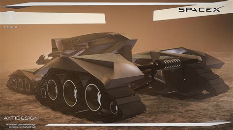 TESLA MARS VEHICLE CONCEPT :: Behance