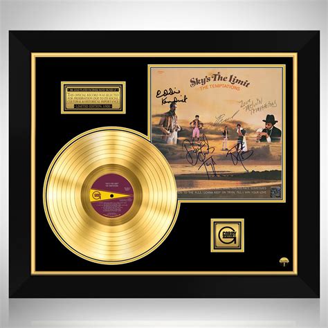 The Temptations - Sky's the Limit Gold LP Limited Signature Edition ...