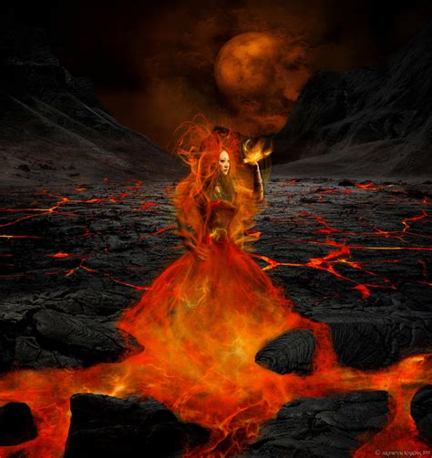 Pele - Hawaiian Volcano Goddess by arawyndesigns on DeviantArt