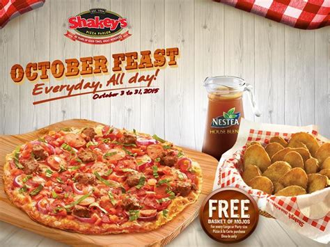 The Food Alphabet and More: An October Feast to remember with Shakey's!