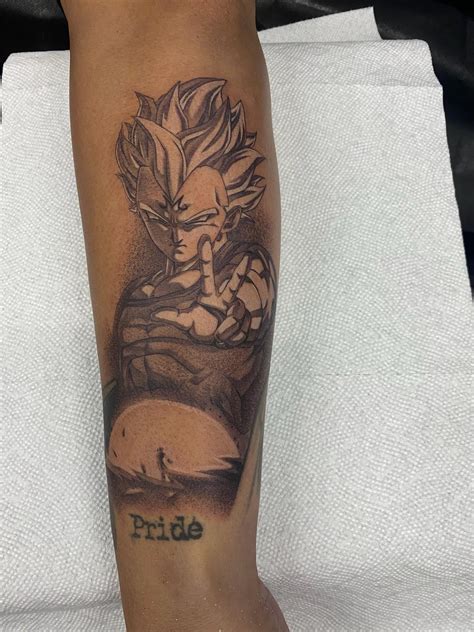 Majin Vegeta tattoo I recently got done. : r/dbz