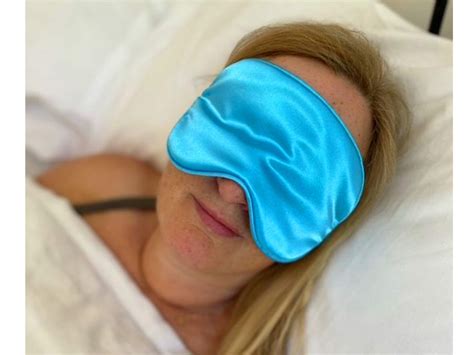 Blackout Sleep Eye Mask Super Soft Satin With Pouch Silk | Etsy