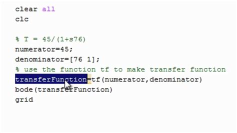 MATLAB: How To Make a Bode Plot - YouTube