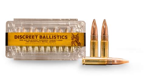 300 Blackout Subsonic Target Ammunition | Discreet Ballistics