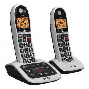 BT BT4600 Big Button Twin Cordless Telephone with Answer Machine ...