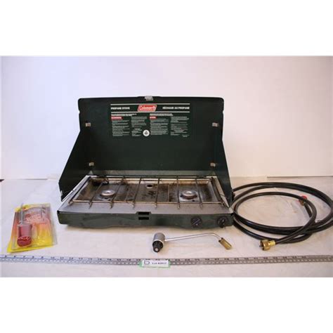 Coleman Propane Stove w/ Accessories - Bodnarus Auctioneering