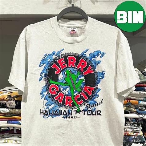 Jerry Garcia Band 1990 Hawaiian Tour T-Shirt - Binteez