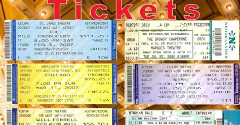 Broadway Tickets: Choose Printed or Electronic