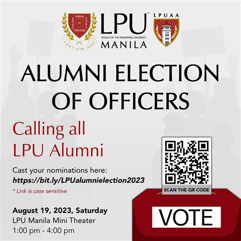 LPU Alumni Association Election of Officers - Lyceum of the Philippines ...