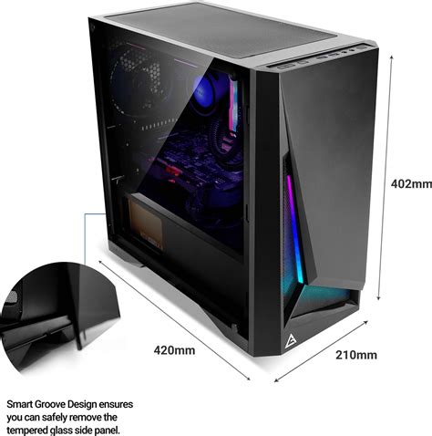 Antec DP301M Windowed Micro-ATX RGB Case | Novatech