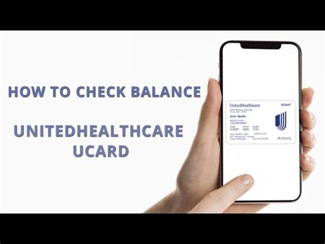 How to Check Balance on Unitedhealthcare Ucard - YouTube