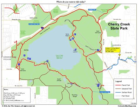 Cherry Creek Reservoir Map