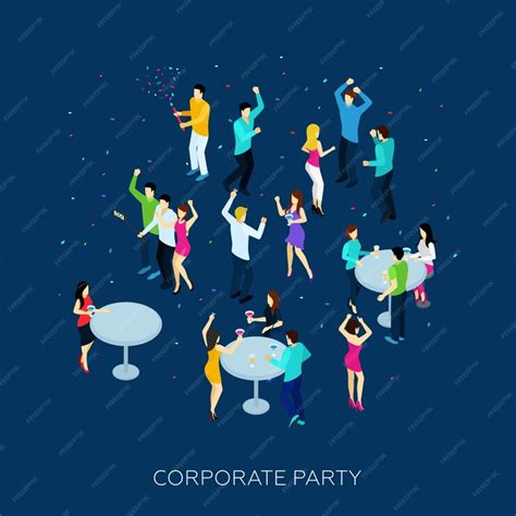 Free Vector | Corporate party concept